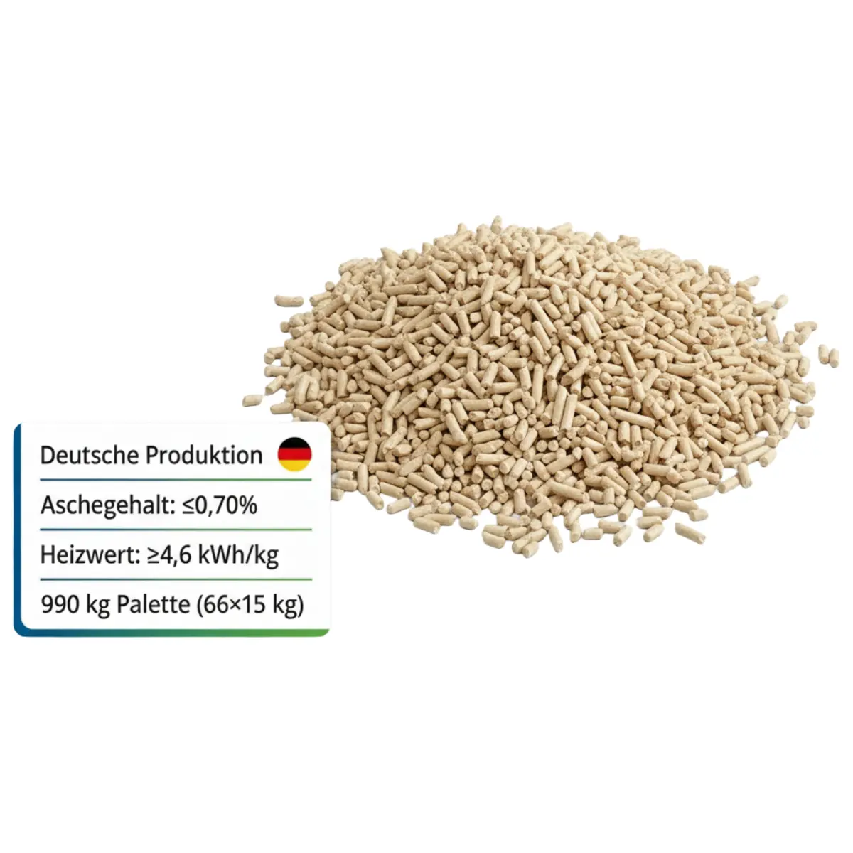 REKORD Premium Holzpellets A1 ENplus - Palette 990 kg – Bild 4