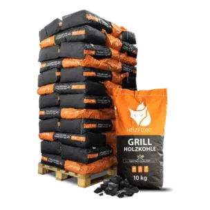 Heizfuxx Grillkohle 20-80 mm 10 kg x 36 Sack