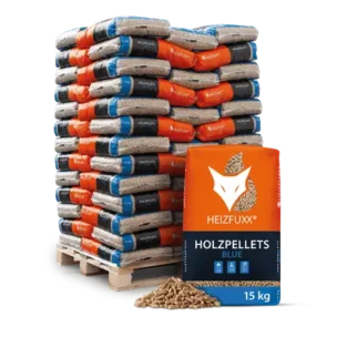 Heizfuxx Holzpellets Weichholz 6 mm ENplus A1 15 kg x 65 Sack