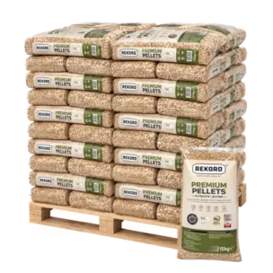 Rekord Holzpellets Weichholz 6 mm ENplus A1 990 kg Palette