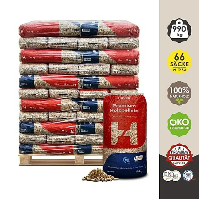 Holzpellets Hoyer ENplus A1, 6 mm