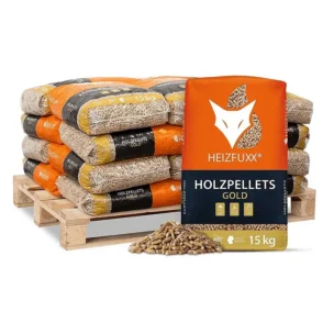 Gold HD ENplus A1 Holzpellets Nadelholz 15kg x 20 Sack 300kg Palette