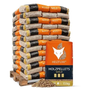 Gold HD ENplus A1 Holzpellets Nadelholz 15kg x 65 Sack 975kg Palette