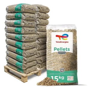 ENplus A1 Holzpellets Weichholz 15kg x 20 Sack 300kg Palette